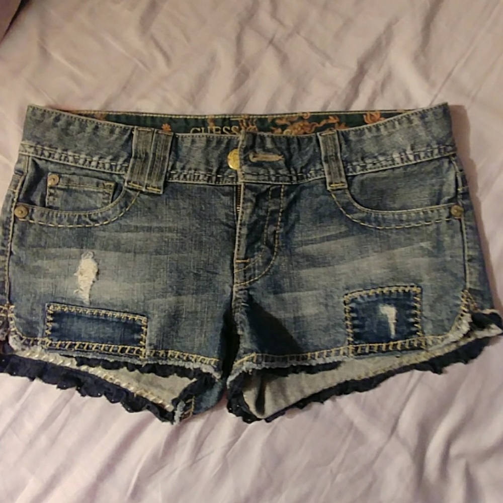 Guess jean shorts